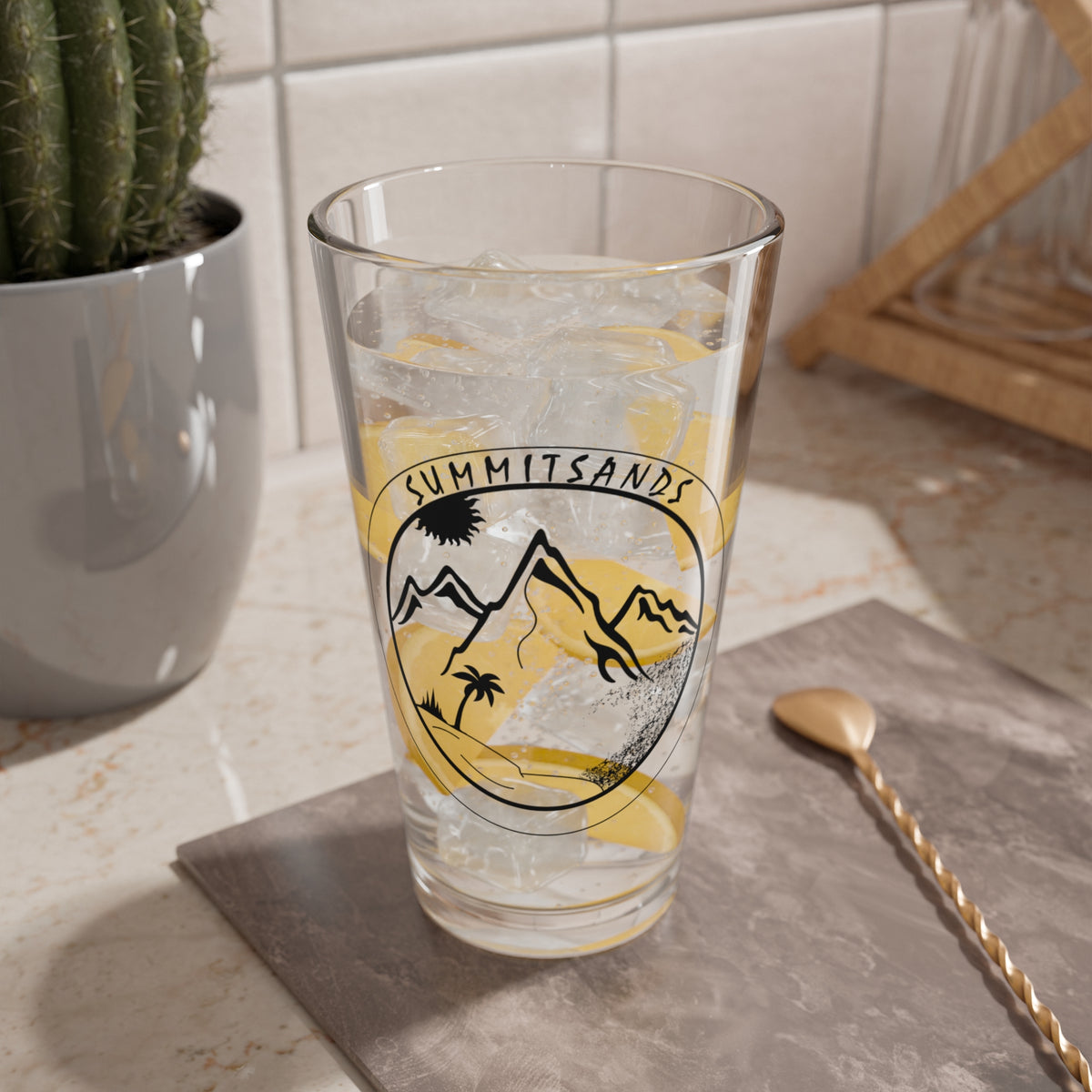 Mountain Adventure Mixing Glass