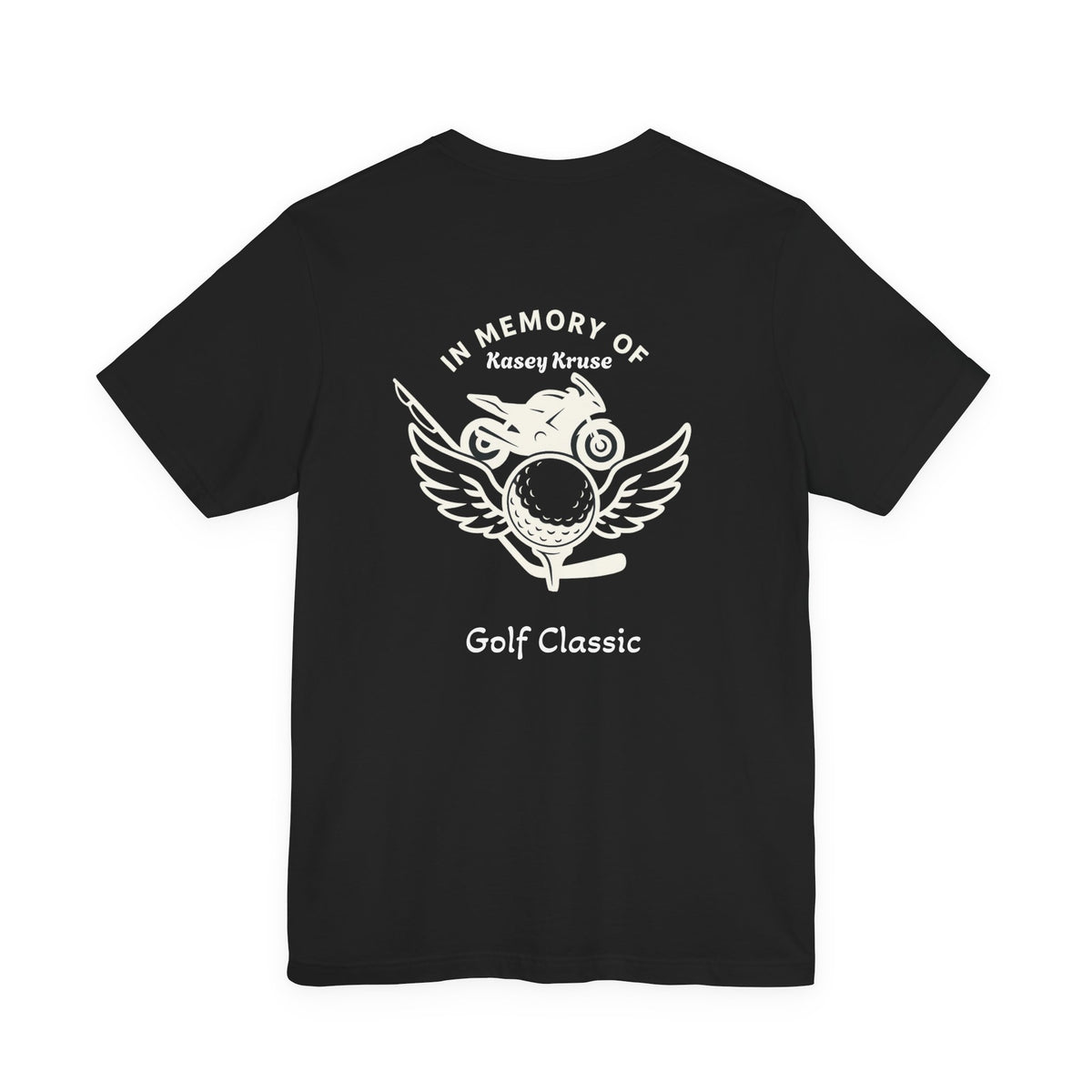 Live Life Wide Open Memorial Golf Tee