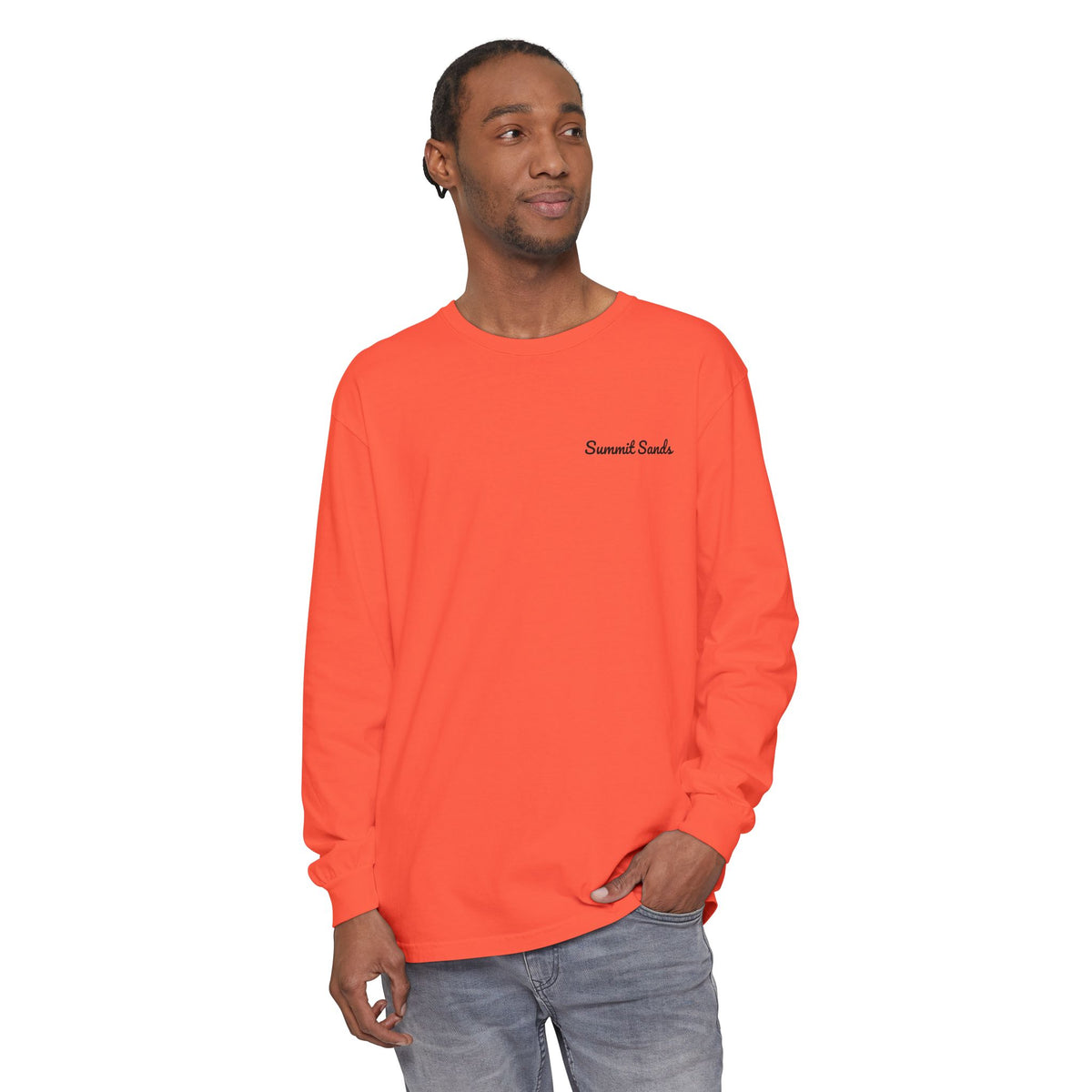 Sunset Sands Mountain Graphic Long Sleeve T-Shirt