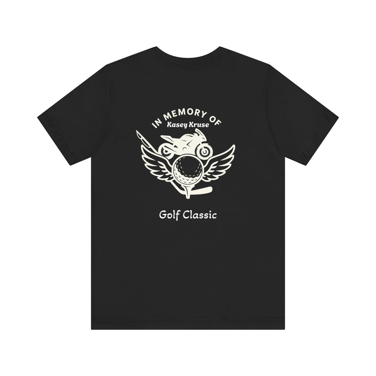 Live Life Wide Open Memorial Golf Tee