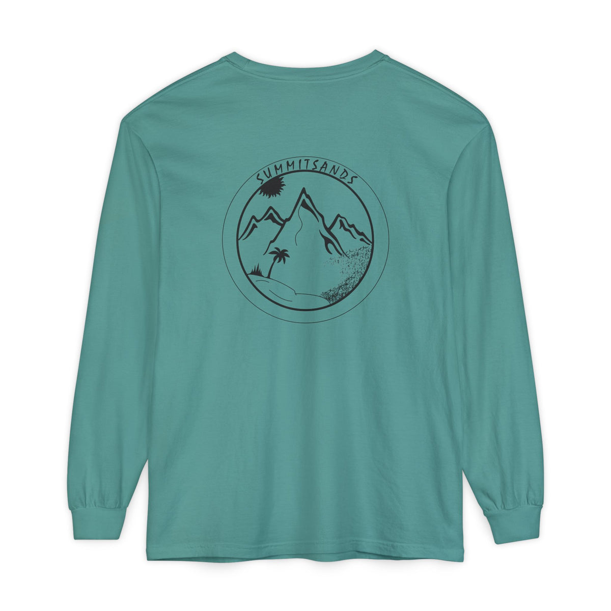 Sunset Sands Mountain Graphic Long Sleeve T-Shirt