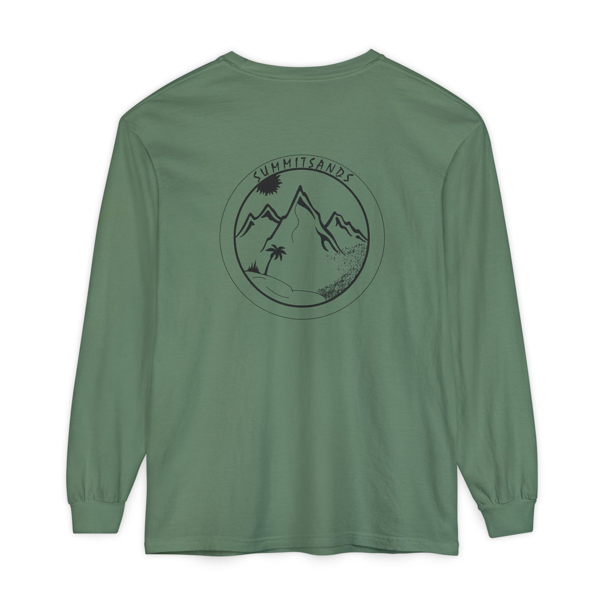 Sunset Sands Mountain Graphic Long Sleeve T-Shirt
