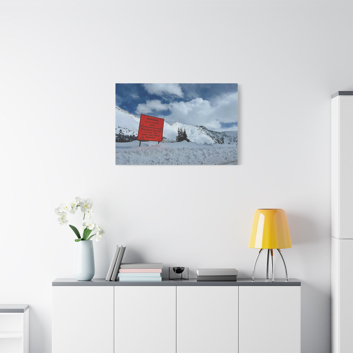 Avalanche Warning Canvas
