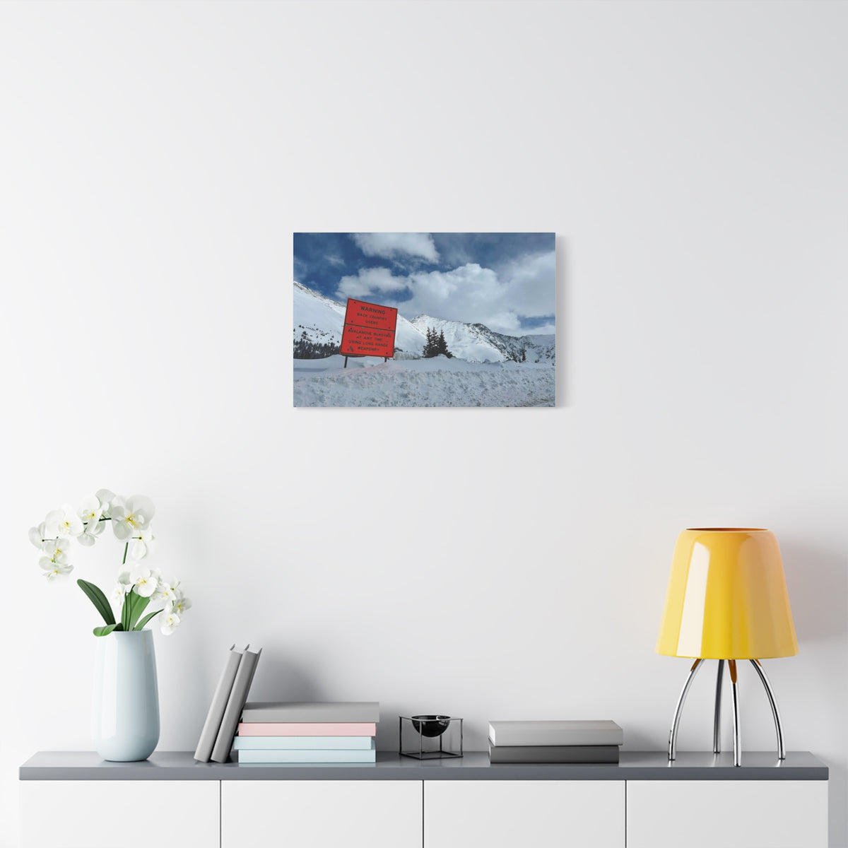 Avalanche Warning Canvas