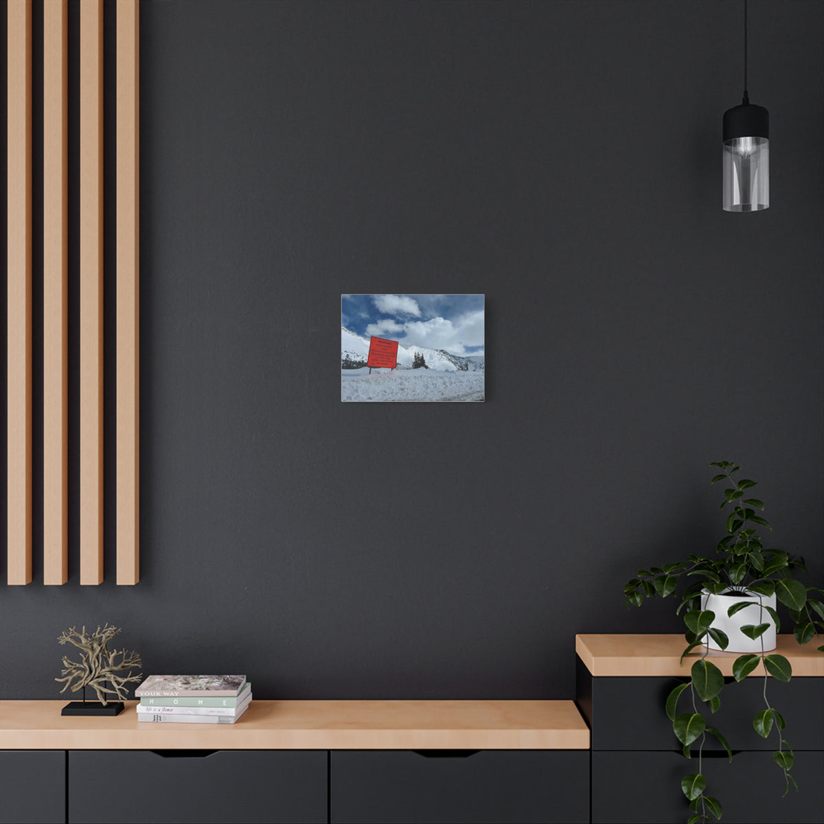 Avalanche Warning Canvas