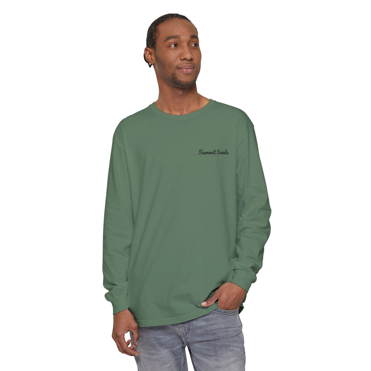 Sunset Sands Mountain Graphic Long Sleeve T-Shirt