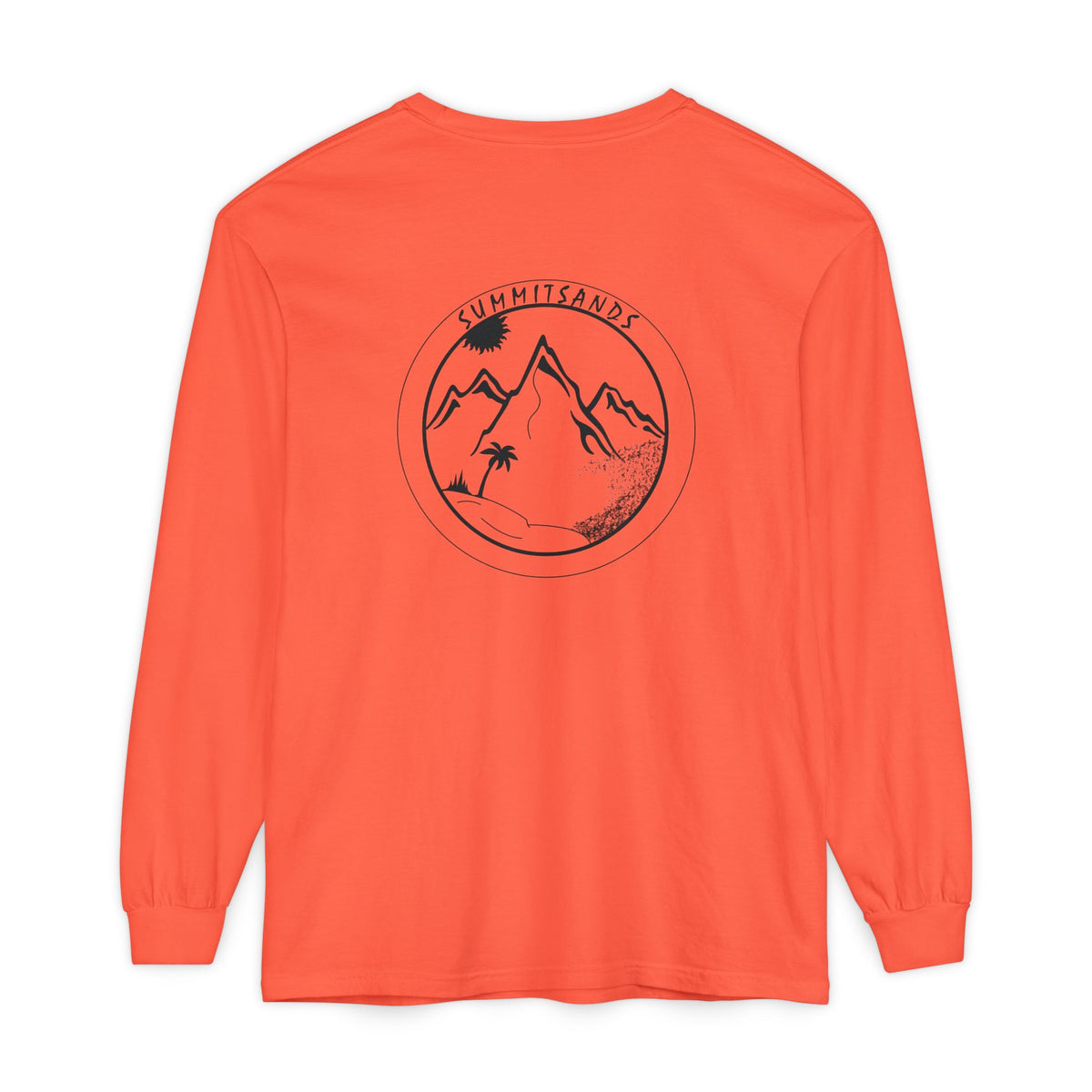 Sunset Sands Mountain Graphic Long Sleeve T-Shirt