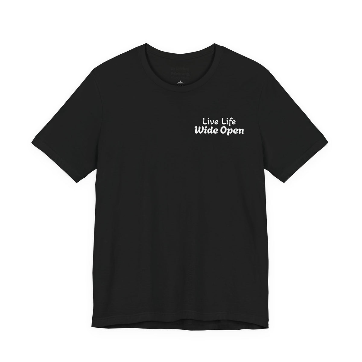 Live Life Wide Open Memorial Golf Tee