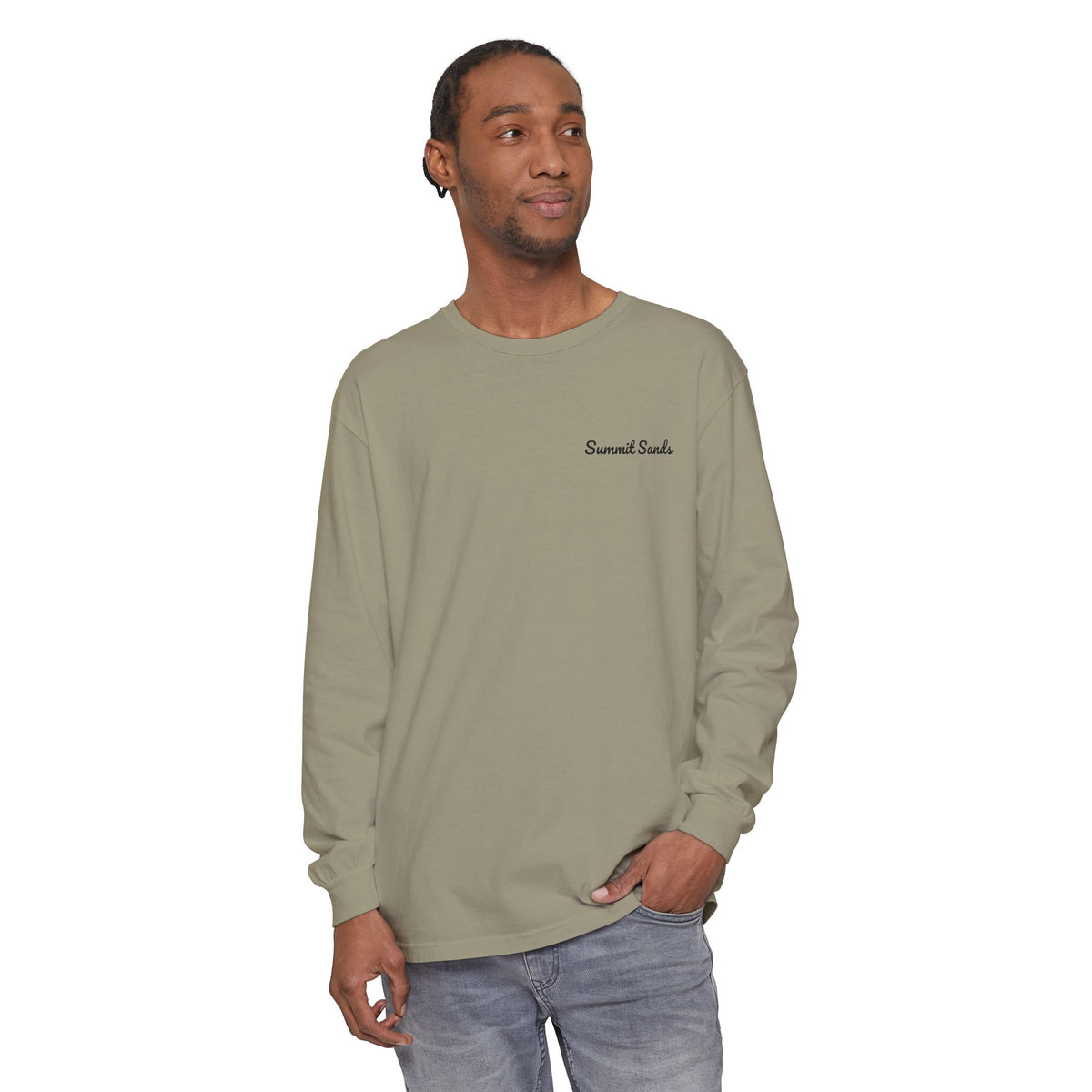 Sunset Sands Mountain Graphic Long Sleeve T-Shirt