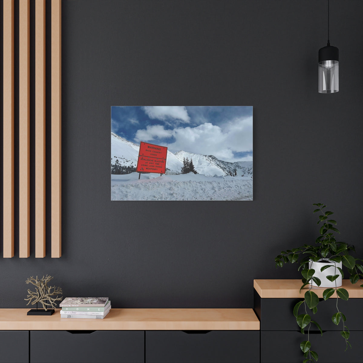 Avalanche Warning Canvas