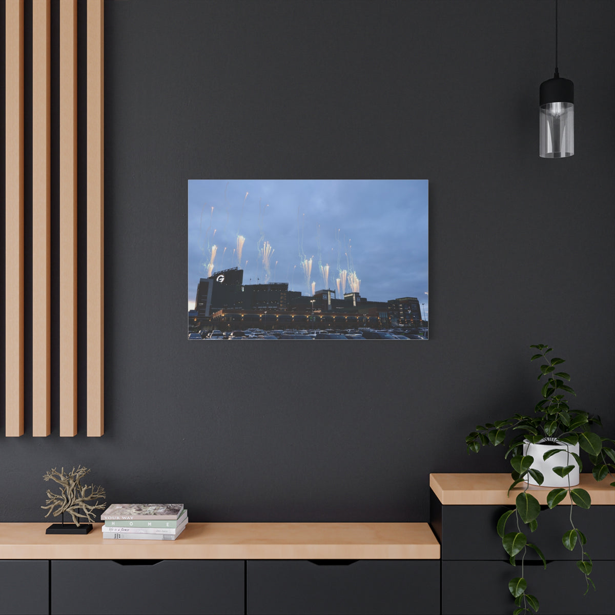 Lambeau Firework Print