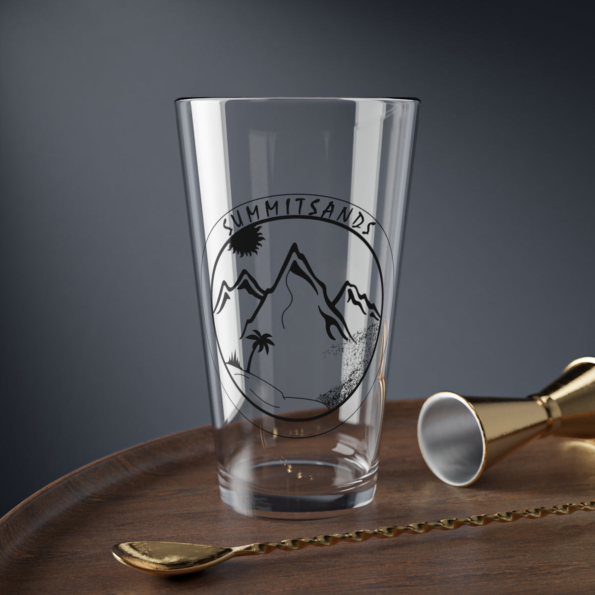 Mountain Adventure Mixing Glass
