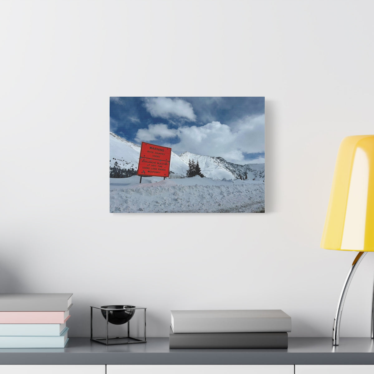 Avalanche Warning Canvas
