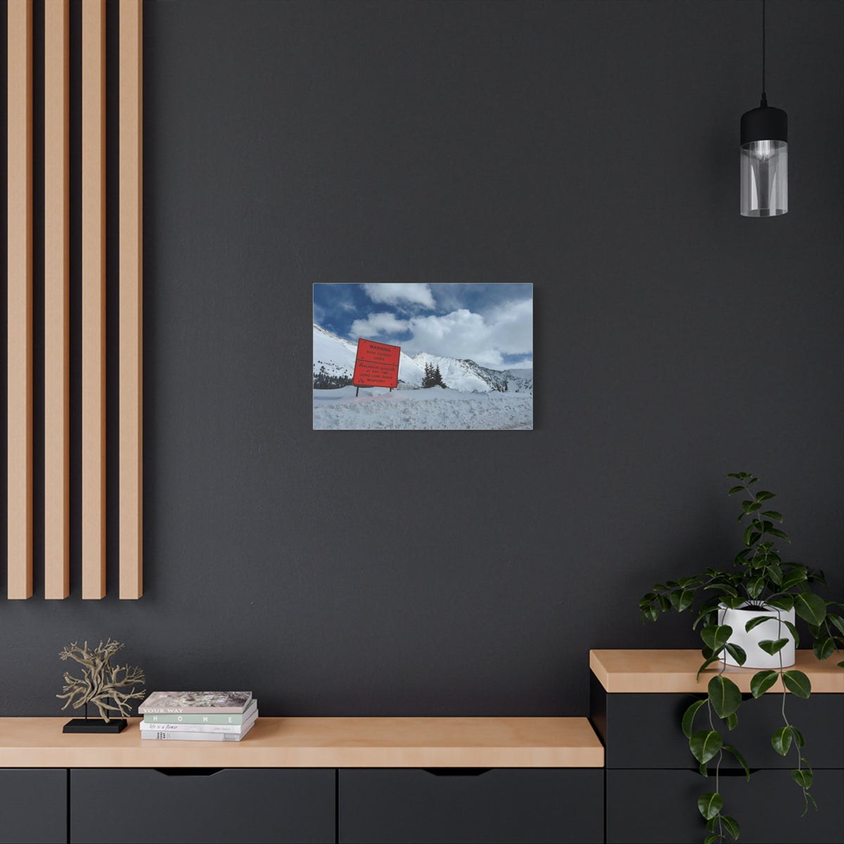 Avalanche Warning Canvas